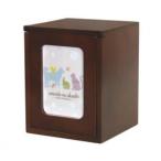  домашнее животное домашний алтарь под рукой .. memorial BOX E Brown H19cm 060897