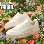 2026春夏新作 プーマ レディース 厚底 スニーカー PUMA キャリーナ ミア フラワー 花柄 ローカット シューズ 靴 407393