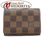  Louis Vuitton LOUIS VUITTON футляр для карточек Damier eben Anne veropkarutodu vi jito Brown N62920 /080810 [ б/у ]