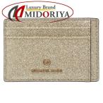  Michael Kors MICHAEL KORS футляр для карточек кожа Gold ламе /081544 [ б/у ]
