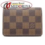  Louis Vuitton LOUIS VUITTON футляр для карточек Damier Anne veropkarutodu vi jito Brown N62920 /081886 [ б/у ]