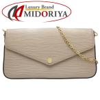 LOUIS VUITTON Louis Vuitton epi цепочка для бумажника небольшая сумочка Ferrie si-M62467 галетт /180387[ б/у ]