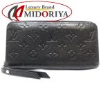 [ б/у ]LOUIS VUITTON Louis Vuitton длинный кошелек M61864 Zippy бумажник монограмма Anne план to черный женский /181969
