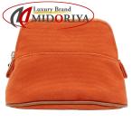 HERMES Hermes косметичка Bolide сумка Mini Mini H103772 парусина orange женский /182092[ б/у ]
