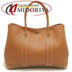 HERMES エルメス ガーデンパーティTPM ハンドバッグ ネゴンダ ゴールド/252920【中古】