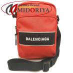 BALENCIAGA バレンシアガ スポーツメッセンジャー 638657 ショルダーバッグ ナイロン レッド ブラック/252998【中古】