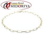 MIKIMOTO ミキモト チェーン ブレスレット 18cm K18YG イエローゴールド/293481【中古】