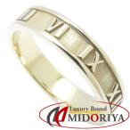 TIFFANY&amp;Co. ティファニー アトラスナロー リング 指輪 9号 K18YG イエローゴールド/293751【中古】