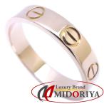 CARTIER カルティエ ミニラブ リング 指輪 #49 9号 K18PG ピンクゴールド/294147【中古】