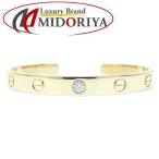 CARTIER カルティエ ラブ ブレスレット オープン クラシックモデル 1Pダイヤモンド #16 K18YG B6029800 レディース /294205【中古】