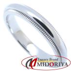 ショッピングティファニー TIFFANY&Co. ティファニー ミルグレイン リング 指輪 3.2mm 11号 Pt950プラチナ レディース/294247【中古】