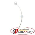 ショッピングパール ピアス Hirotaka ヒロタカ アロー パール ピアス アコヤ真珠7.3ミリ シングルピアス PE112KPE K10YG イエローゴールド レディース/294467【中古】