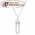 TIFFANY&amp;Co. ティファニー ハードウェア 細長リンク ネックレス 63104310 シルバー925 レディース/294652【中古】
