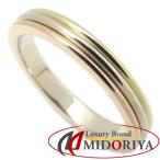 CARTIER カルティエ ヴァンドーム ウェディング リング 指輪 #49 8.5号 B4209900 K18スリーカラーゴールド レディース/294971【中古】