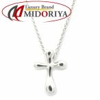 TIFFANY&amp;Co. ティファニー スモールクロス ネックレス エルサペレッティ シルバー925 レディース/295026【中古】
