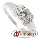 CARTIER カルティエ バレリーナ ソリテール リング ダイヤモンド0.46ct G.VVSI3Excellent #50 9.5号 Pt950 レディース/295291【中古】