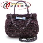 ANTEPRIMA アンテプリマ クリスタッロ フィオッコ*R ワイヤーバッグ ハンドバッグ PVCワイヤー ダークパープル レディース/352808【中古】