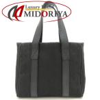 BVLGARI ブルガリ ロゴマニア ハンドバッグ キャンバスxレザー ブラック レディース/353149【中古】