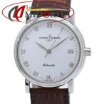 Ulysse Nardin ユリス ナルダン サンシアー 133-34 【磨き済】【中古】腕時計 メンズ ステンレススチールxアリゲーター /40482