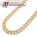  колье cut мяч дизайн колье K18YG 40cm 12.7 грамм желтое золото женский /73796[ б/у ][FJ]