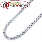  венецианский цепь колье Pt850 39.5cm платина /73834[ б/у ][FJ]