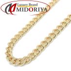  плоский колье 2 поверхность одиночный 20.2 грамм 39.5cm K18YG желтое золото 18 золотой ki разделение цепь колье /73865[ б/у ][FJ]