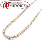  колье цепочка зеркало мяч K18YG 42cm 18.6 грамм желтое золото /74216[ б/у ]