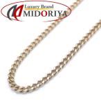  плоский колье 2 поверхность одиночный 5.1 грамм 39.5cm K18YG желтое золото 18 золотой ki разделение цепь колье /74225[ б/у ]