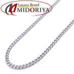  плоский колье 2 поверхность одиночный 3.1 грамм 42cm Pt850 платина ki разделение цепь колье /74226[ б/у ]