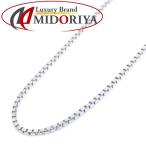  цепь колье венецианский цепь 45cm 2.2 грамм регулировщик имеется K18WG белое золото 18 золотой /74230[ б/у ]