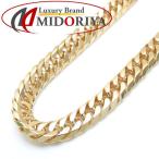  плоский колье 6 поверхность двойной 32.8 грамм 40cm K18YG желтое золото 18 золотой ki разделение цепь колье /74248[ б/у ]