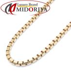  венецианский цепь колье K18YG 43cm 7.0 грамм желтое золото /74272[ б/у ]