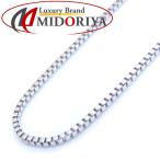  колье цепочка венецианский цепь K18WG 46cm 2.9 грамм белое золото /74308[ б/у ]