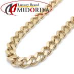  плоский колье 2 поверхность одиночный 30.6g 40cm K18YG желтое золото 18 золотой ki разделение цепь колье мужской /74324[ б/у ]