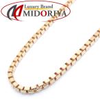  колье цепочка венецианский цепь K18YG 50cm регулировщик имеется 7.4g желтое золото /74331[ б/у ]