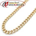  плоский колье 2 поверхность одиночный 8.2g 40.5cm K18YG желтое золото 18 золотой ki разделение цепь колье /74350[ б/у ]