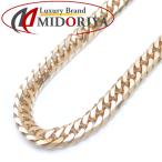  плоский колье 6 поверхность двойной 30.2g 61cm K18YG желтое золото 18 золотой ki разделение цепь колье мужской /74366[ б/у ]