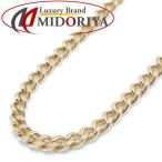  плоский колье 2 поверхность одиночный 5.1g 40cm K18YG желтое золото 18 золотой ki разделение цепь колье /74378[ б/у ]