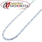 ショッピングチェーン チェーン ネックレス 60.5cm 3.3グラム Pt850プラチナ レディース/76304【中古】