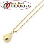 ショッピングローン ティアドロップ ネックレス ベネチアンチェーン K18YG イエローゴールド レディース/76385【中古】