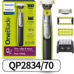 Philips Philips Norelco OneBlade 360 лицо + корпус hybrid электрический триммер бритва QP2834/70 QP2834 импортные товары 