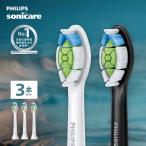 フィリップス ソニッケアー ホワイトプラス替えブラシ HX6063/67 HX6063/96 ホワイト ブラック レギュラー 3本組 philips sonicare 純正 公式