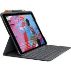 ロジクール iPad 10.2 インチ 対応 第9世代 第8世代 第7世代 キーボード iK1055BK グラファイト SLIM FOLIO 薄型 B