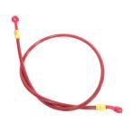  нержавеющая сталь сетка шланг 650mm красный тормоз сцепление гидравлический 20° распорка банджо болт маслоохладитель красный мотоцикл 2 колесо универсальный 