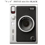 “チェキ” INSTAX mini Evo BLACK 富士フイルム|FUJIFILM インスタントカメラ チェキカメラ ブラック