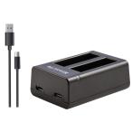 USB type двойной зарядное устройство для аккумулятора,Insta360 Ace Pro 2 /Insta360 Ace Pro /Insta360 Ace камера для, зарядка стойка аккумулятор зарядное устройство 