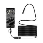  эндоскоп камера смартфон микро scope волокно scope 10m Type-C USB microUSB LED свет водонепроницаемый диаметр 7mm android Windows соответствует 