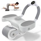 MERACH 腹筋ローラー 腹筋ホイール 膝マット付き アブホイール 静音 二輪 高耐久性 腹筋 トレーニング器具 エクササイズローラー ストレッチ