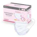 ショッピングアイリスオーヤマ マスク 不織布 [アイリスオーヤマ] 不織布マスク プリーツ 大容量 120枚入 小さめサイズ 幅14.5センチ 耳が痛くならない ホワイト 白 【Amazon.c