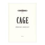 ピアノ 楽譜 ケージ | M.CとD.Tのために | For M.C and D.T